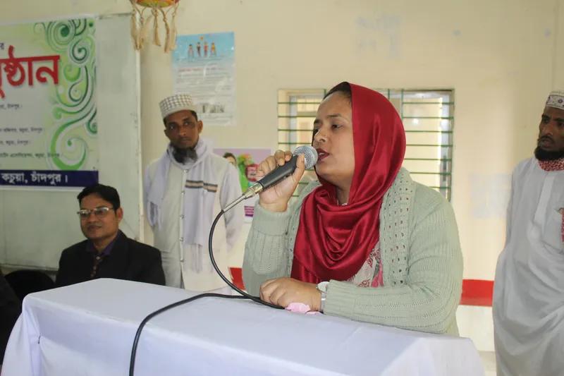 অংশগ্রহণকারী শিক্ষার্থীদের একটি মুহূর্ত